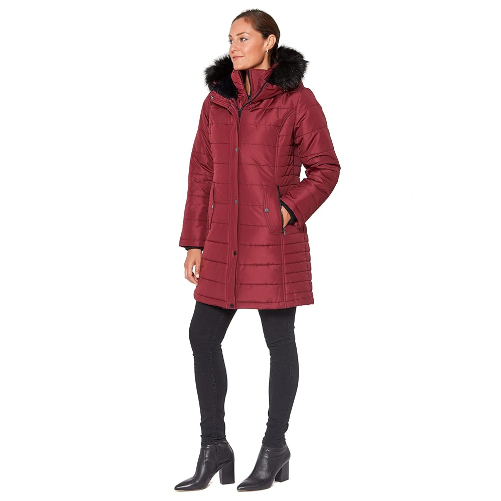 値下げ不可　I_am 2way fur midi check coat 71pIn-NfGYL._SY350_QL65_.jpg